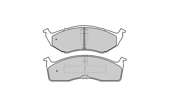 Brake Pad Set, disc brake 38591 ABS, Image 2