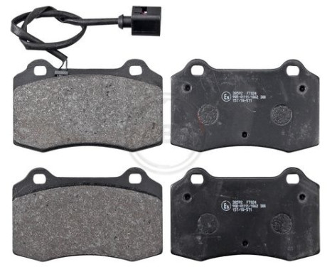 Brake Pad Set, disc brake 38592 ABS, Image 4