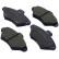 Brake Pad Set, disc brake 38600 ABS