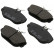 Brake Pad Set, disc brake 38601 ABS