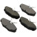 Brake Pad Set, disc brake 38610 ABS