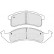 Brake Pad Set, disc brake 38623 ABS, Thumbnail 3