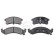 Brake Pad Set, disc brake 38623 ABS, Thumbnail 4