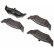 Brake Pad Set, disc brake 38641 ABS