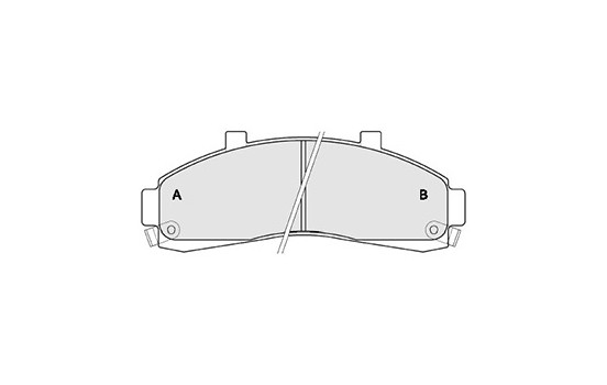 Brake Pad Set, disc brake 38652 ABS, Image 3