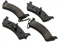 Brake Pad Set, disc brake 38666 ABS