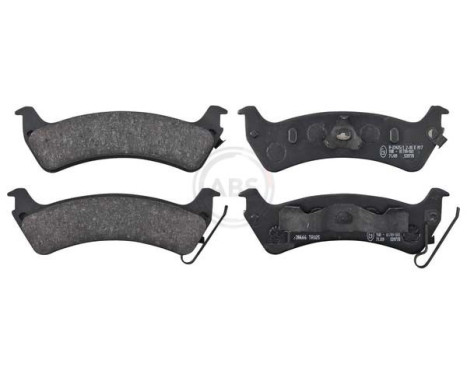 Brake Pad Set, disc brake 38666 ABS, Image 4