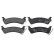 Brake Pad Set, disc brake 38666 ABS, Thumbnail 4