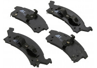 Brake Pad Set, disc brake 38673 ABS