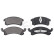 Brake Pad Set, disc brake 38673 ABS, Thumbnail 4