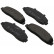 Brake Pad Set, disc brake 38679 ABS
