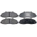 Brake Pad Set, disc brake 38679 ABS, Thumbnail 3