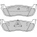 Brake Pad Set, disc brake 38711 ABS