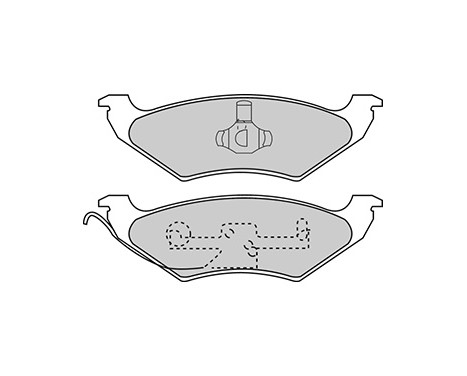 Brake Pad Set, disc brake 38715 ABS, Image 2