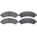 Brake Pad Set, disc brake 38726 ABS, Thumbnail 3