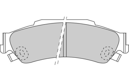 Brake Pad Set, disc brake 38729 ABS, Image 2