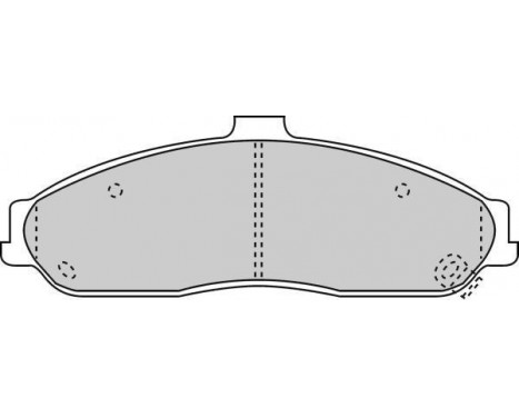 Brake Pad Set, disc brake 38731 ABS, Image 2
