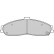 Brake Pad Set, disc brake 38731 ABS, Thumbnail 2