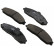 Brake Pad Set, disc brake 38731 ABS
