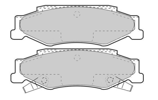 Brake Pad Set, disc brake 38732 ABS, Image 2