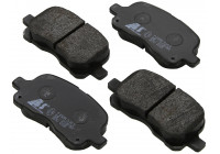 Brake Pad Set, disc brake 38741 ABS