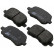 Brake Pad Set, disc brake 38741 ABS