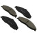 Brake Pad Set, disc brake 38749 ABS