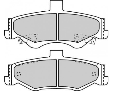 Brake Pad Set, disc brake 38750 ABS, Image 2