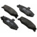 Brake Pad Set, disc brake 38750 ABS