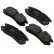 Brake Pad Set, disc brake 38754 ABS