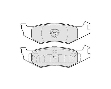 Brake Pad Set, disc brake 38759 ABS, Image 2