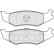 Brake Pad Set, disc brake 38759 ABS, Thumbnail 2