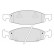 Brake Pad Set, disc brake 38790 ABS