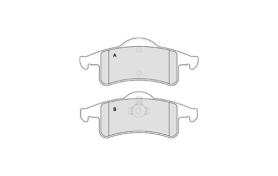 Brake Pad Set, disc brake 38791 ABS, Image 2