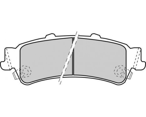 Brake Pad Set, disc brake 38792 ABS, Image 2