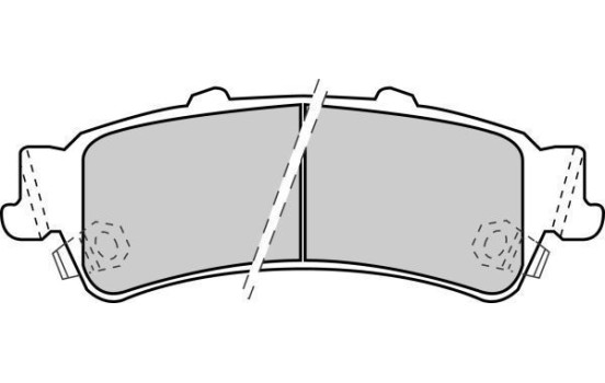 Brake Pad Set, disc brake 38792 ABS, Image 2