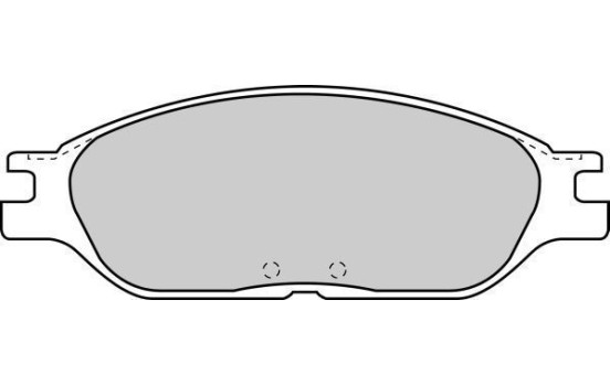 Brake Pad Set, disc brake 38803 ABS, Image 2