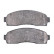 Brake Pad Set, disc brake 38833 ABS, Thumbnail 2