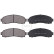 Brake Pad Set, disc brake 38833 ABS, Thumbnail 3