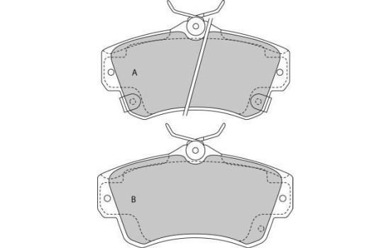 Brake Pad Set, disc brake 38841 ABS, Image 2