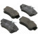 Brake Pad Set, disc brake 38841 ABS