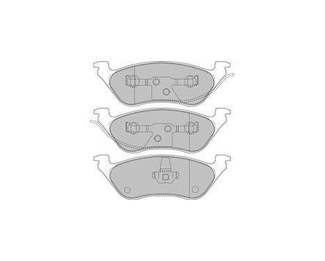 Brake Pad Set, disc brake 38858 ABS, Image 3