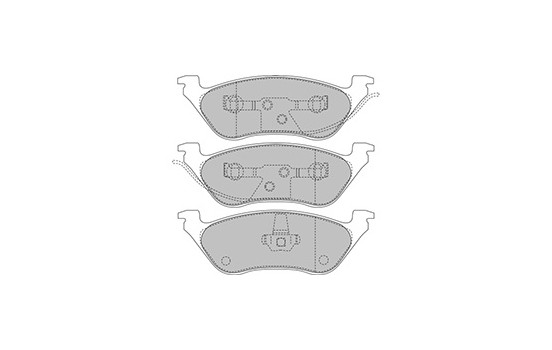 Brake Pad Set, disc brake 38858 ABS, Image 3