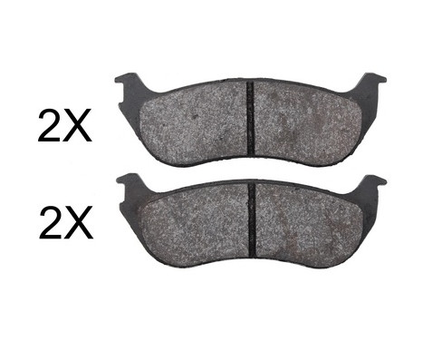 Brake Pad Set, disc brake 38881 ABS, Image 2