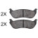 Brake Pad Set, disc brake 38881 ABS, Thumbnail 2