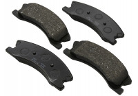 Brake Pad Set, disc brake 38945 ABS