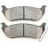 Brake Pad Set, disc brake 38964 ABS, Thumbnail 2