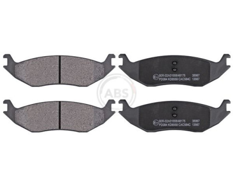 Brake Pad Set, disc brake 38967 ABS, Image 3