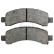 Brake Pad Set, disc brake 38974 ABS, Thumbnail 2