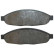 Brake Pad Set, disc brake 38997 ABS